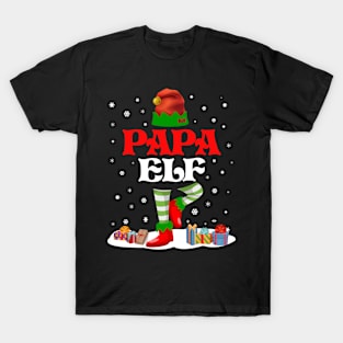 Papa Elf - Funny Father Xmas Cute Matching Family Elfs T-Shirt